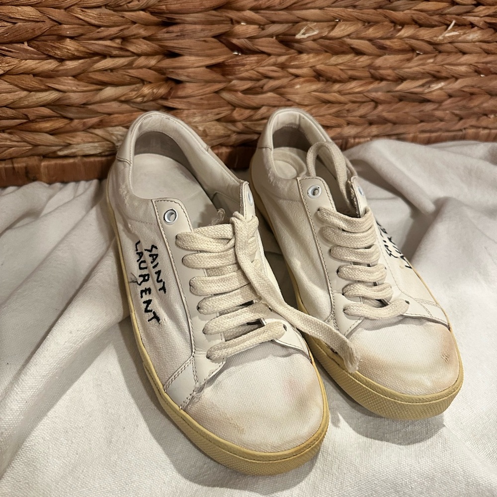 Saint Laurent White Sneakers